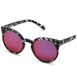 Quay Australia Black and Pink Patterned Sunglasses